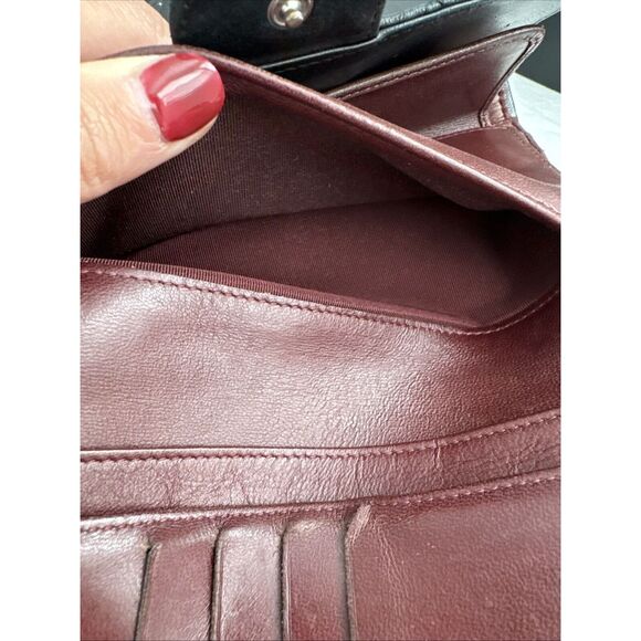 CHANEL Flap Wallet Quilted Black Silver Tone Hardware W/box - Picture 14 of 16